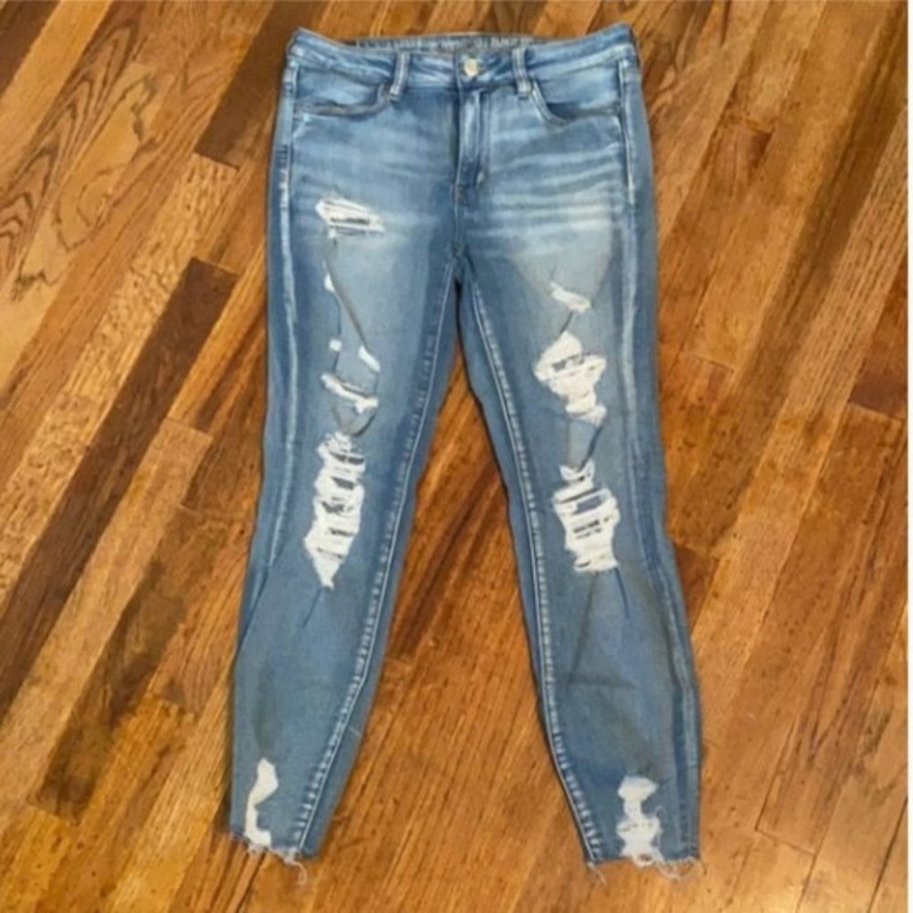 american eagle super stretch size 8 short